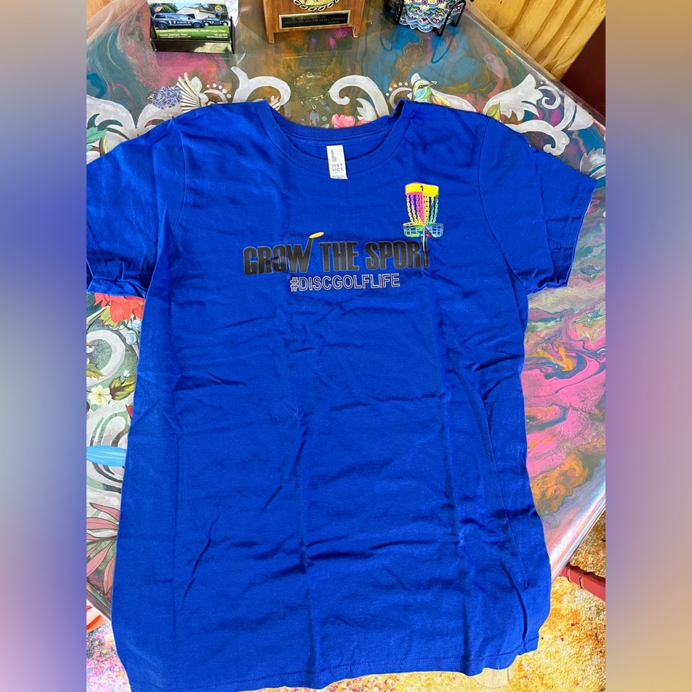 NEW Ladies Grow the Sport Disc Golf Short Sleeve Tee